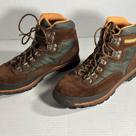 Ladies size 8 Timberland brown leather boots - Picture 5 of 11